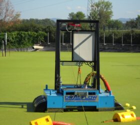 Tailing pond — remote controlled cleaning