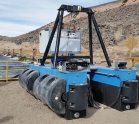 Mine pond de-sludging