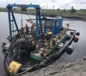 Шламовый насос Dragflow EL60SB с боковыми разрыхлителями грунта
